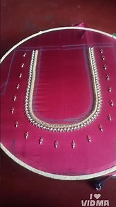 simple design aari work