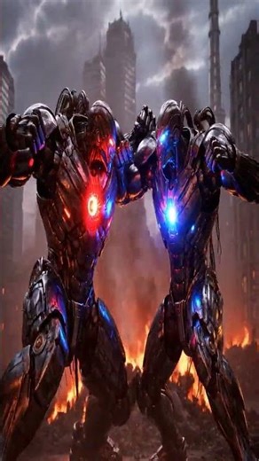 Epic Cyborg Battle | Who wins? #shorts #shortvideo #shortsvideo