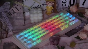 Tsungup Cherry Blossom MOA Keycaps-Pink Sakura,129 Keys Cute PBT Custom Keycaps 100 Percent,Dye Sub Key Caps Keyboard Keycap Set for MX Switches Mechanical