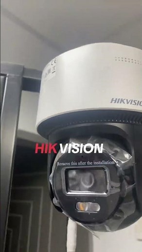 Compact Yet Powerful! 🔍 Hikvision Mini PTZ in Action