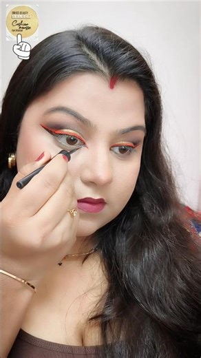 🌻 SMOKEY EYE MAKEUP TUTORIAL..#eyemakeup #tutorial #ytshorts#ashortaday #trending #viral