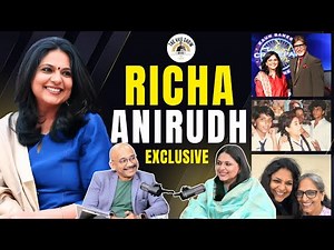 RICHA ANIRUDH Exclusive on Amitabh Bachhan, Osho, Family, Parenting, Struggles.. @ZindagiwithRicha​
