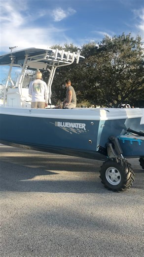 You can now order your Blue Water 4x4 and be sure to come out to see the rest of the Blue Water Boats product line at West Palm Boat Show!The Bluewater 4x4 is crafted for the near-water homeowner, adventurer, or sportsman without traditional water access.With its Anura 2nd Generation System, starting the journey is as simple as pushing a button, and the wheels retract with aircraft-like precision, transforming the boat into a truly offshore-capable vessel.-#CentetConsolesOnly #BlueWaterBoats | C