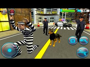 German Shepherd NY City Police Dog Simulator 3D - Action Games Android - Android Gameplay