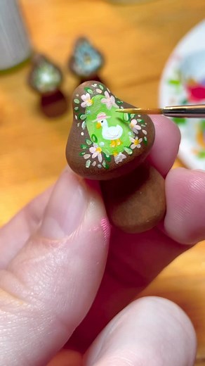 9.8K views · 378 reactions | Spring Collection Sneak Peak  These have to be some of the tiniest paintings I have ever made. ✨ | Thimble & Thistle | Facebook