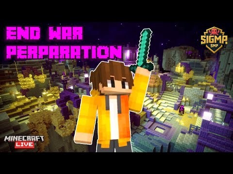 END WAR PERPARATION IN SIGMA SMP | Java & Bedrock | #MinecraftIndia #minecraft