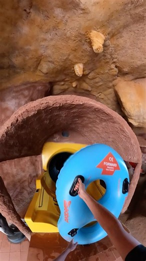 Adaland Aquapark Yellow Python backseat Water Slide #Shorts