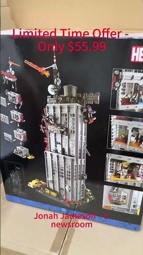 Brickvivid Spider-Man Daily Bugle Building Set Epic Action! #lego #legoavengers #legoavengerstower