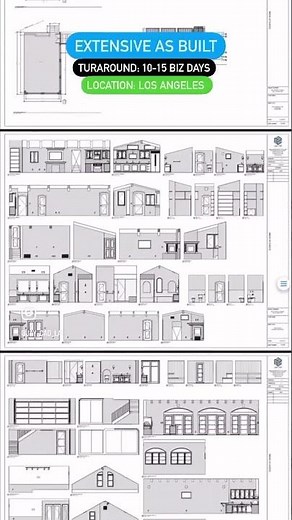 As built drawings Set Done With Revit - Jay Cad - Los Angeles