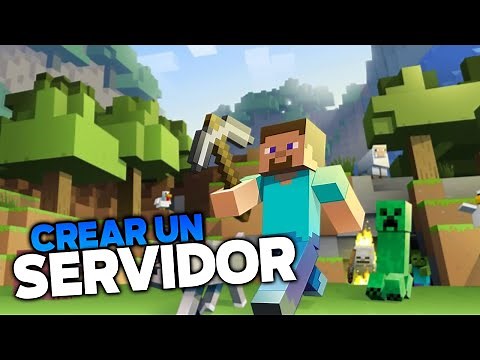 ¡¡COMO CREAR UN **SERVIDOR** DE MINECRAFT Y JUGAR CON AMIGOS!! - MINECRAFT JAVA TODAS LAS VERSIONES