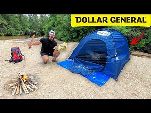 48 Hour Dollar Store $100 Camping/Survival Challenge!