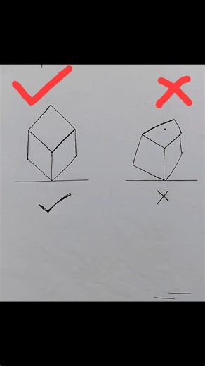 Best Way To Draw 3D Object#drawing #art