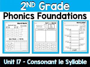 Phonics Foundations - Level 2 Unit 17 Phonics Word Work Packet - Etsy Canada