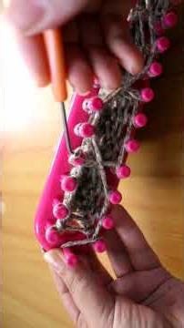 Tricks long loom knitting 10M ♥️🌹#crochet #knittig #crochetpatterns #crochetcrosai #scarf