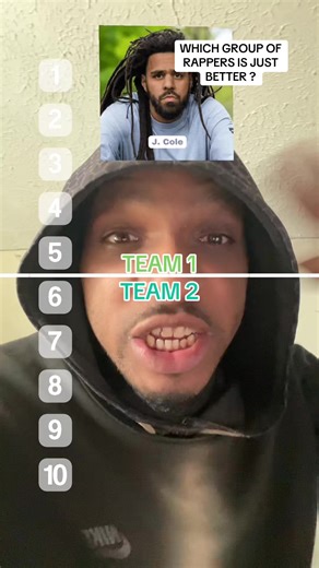 Best Rap Group? Team 1 vs. Team 2 - Who Wins?