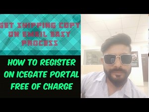 How to register on icegate portal / icegate registration process/ IEC holder regulations on icegate