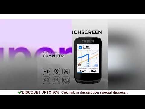 Magene C606 Touchscreen GPS Bike Computer Navigation WiFi Cycle Speedometer Cycling Digital