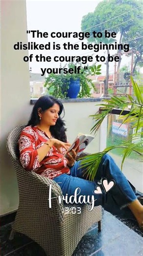 "A book that challenges your mindset more than your reading skills."-THE COURAGE TO BE DISLIKED.📖#yt