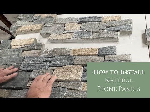 How to Install Natural Stone Panels