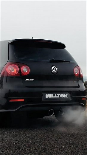 MK5 R32 V2 valved exhaust 🤩 #Milltek