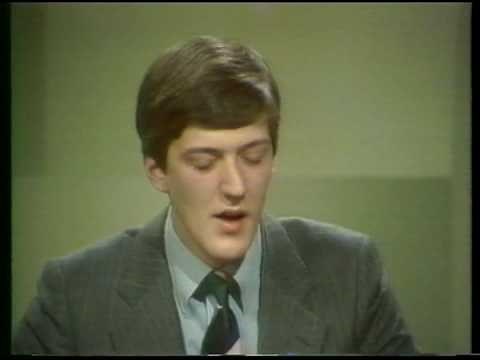 Stephen Fry on University Challenge 1980