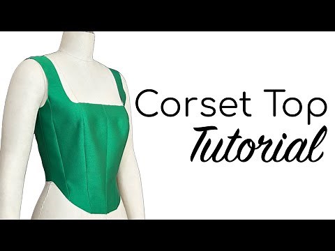 CORSET TOP PATTERN-MAKING TUTORIAL | CORSET TOP TUTORIAL | LA MODÉLISTE