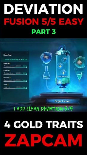 ONCE HUMAN ZAPCAM DEVIATION FUSION 4 GOLD TRAITS 5/5 SERIES P3🥶#oncehuman