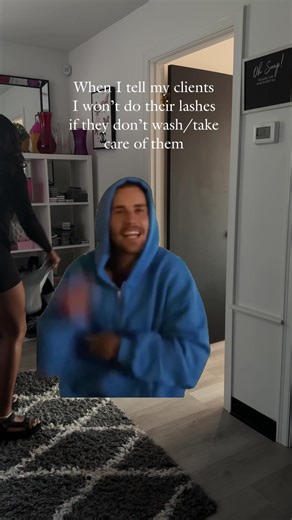 My clients know that I don’t play! Keeping your natural lashes and eyes healthy over here 🤣 #lashfunny #lashtech #bostonlashtech