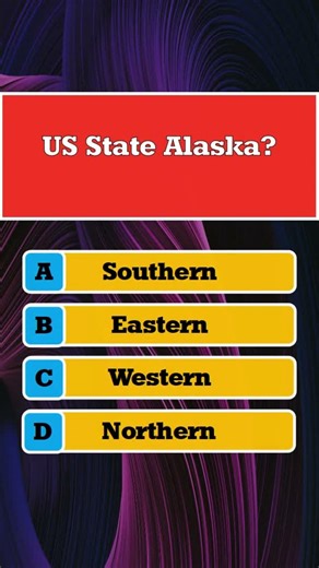 US State Alaska? - #geographyquiz #triviaquestions #generalknowledge