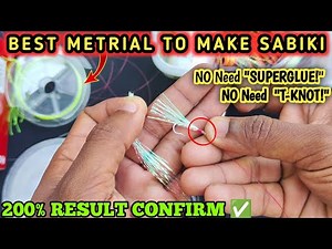 How To Make #SABIKI RIG? - ( Easiest & Quickest Way )PRO Tricks For New #ANGLERS