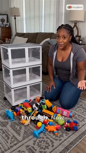 Clear Stackable Storage Bins