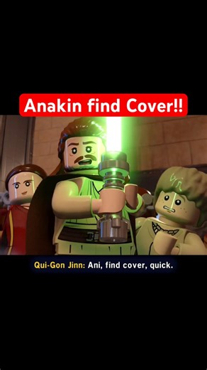 Qui-Gon saves Anakin from EVERYTHING #legostarwars #starwars #jedi
