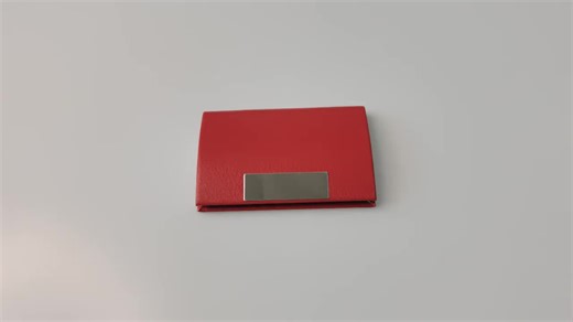 Classical Black Fashion PU Business Card Holder & Card Box Trendy Promotion Gift