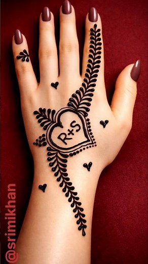 back hand mehndi design simple mein | mehndi design | mehandi ka design | arabic mehndi design easy