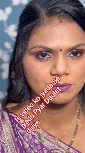 brown skin girl makeup tutorial ❤️💫 | #trending #makeup #bride #makeuptutorial #youtubeshorts