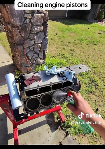 Cleaning Engine Pistons for a Rebuild