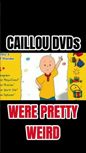 CAILLOU DVDs WERE SOMETHING ELSE… #shorts
