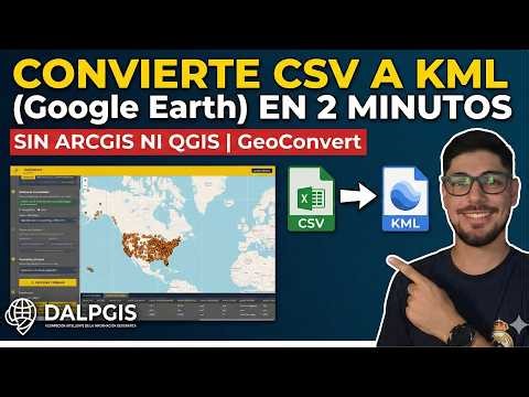 Convierte CSV a KML (Google Earth) en 2 Minutos — Sin ArcGIS ni QGIS | GeoConvert