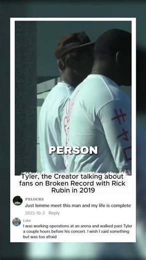 Tyler, the Creator talking about fans on Broken Record with Rick Rubin in 2019 #rap #hiphop #short