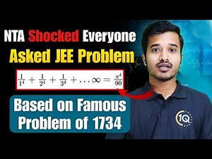 JEE Mains Shocking Maths Problem😮Based on Famous Basel Problem PROOF🔥Must for JEE 2026