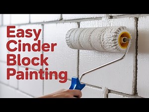 How to Paint Cinder Blocks