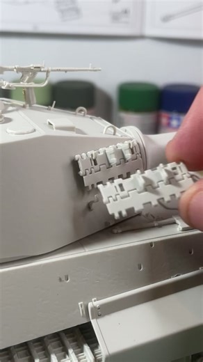 Build Phase Complete✅ Either Steel texturing or Weld Lines next...? #scalemodelling #tigertank #ww2 #135scale #2026