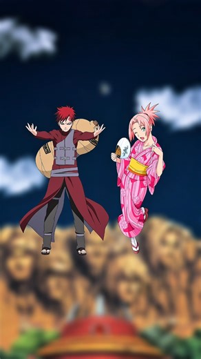 gaara vs sakura // who is strong? #anime #shorts
