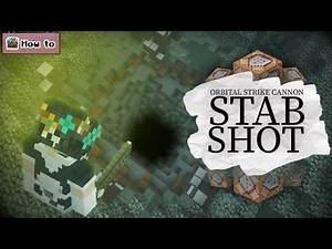 How to make an ORBITAL STRIKE CANNON (STAB SHOT) | Minecraft PS4/5, Xbox, MCPE & Bedrock!