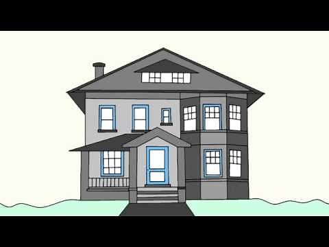 How to draw a house step by step for beginners