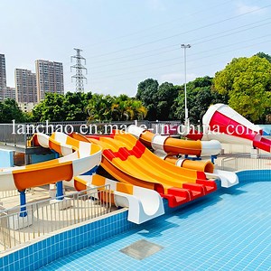 [Hot Item] Custom Design Fiber Glass Spiral Slide for Water Park Swimming Pool