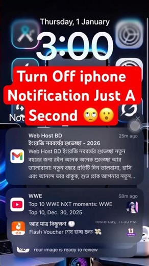 Turn Off Any App Notifications on iPhone in Seconds । Stop Annoying iPhone Notifications Instantly!