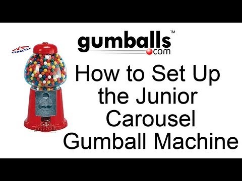 How to Set Up the Junior Carousel Gumball Machine?
