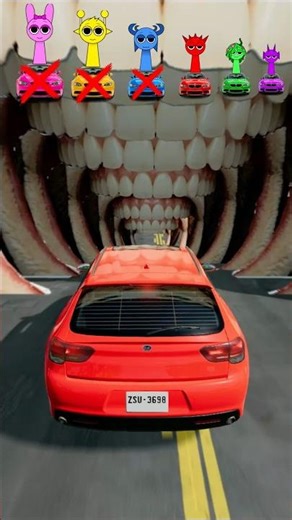 Big & Small Cars vs monkey #28 #monkey #sigma #sprunki