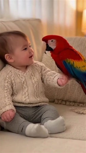 1.5K views | Small baby talking with parrot. #fblifestylechallenge #fbreelsfypシ゚viralfbreelsfypシ゚viral #fbreels2025ツ #fbreelsfypシ゚viralシ #reelsviralシ #fbyシvideo #fbreels #fbreelsvideo #viralreelschallenge #reelsvideo | SK Eye | Facebook